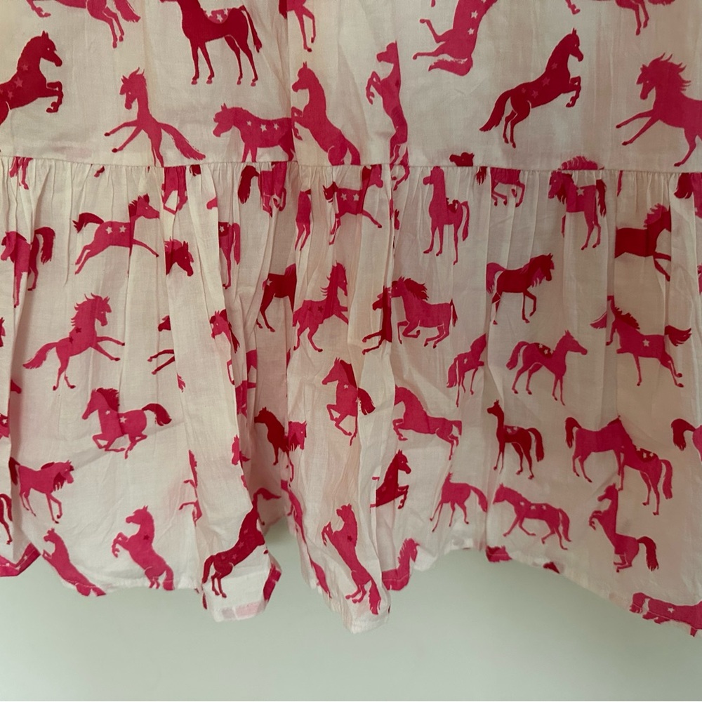THML Pink and White Horse Print Mini Dress - Picture 11 of 12